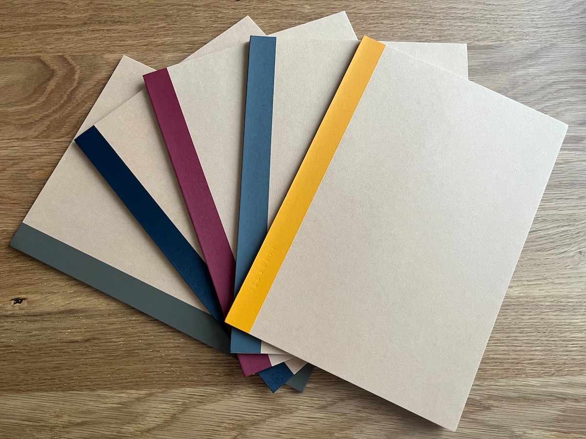 植林木ペーパー裏うつりしにくいノート5冊組