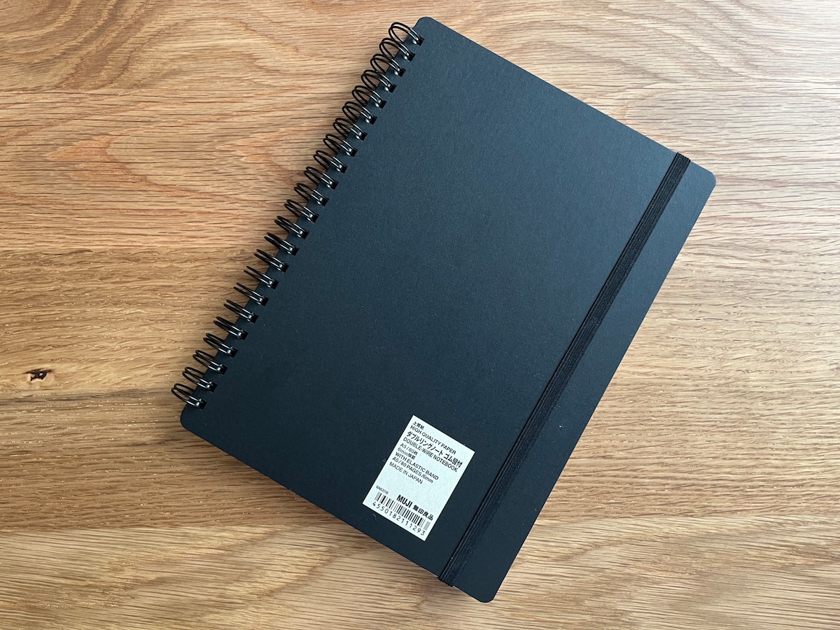 上質紙 ダブルリングノート・ゴム留付