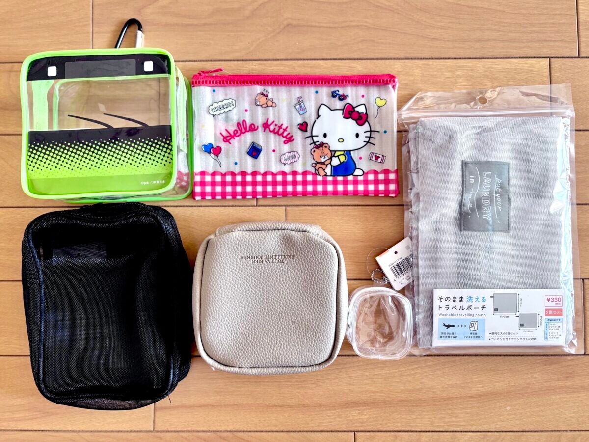 【キャンドゥ】おすすめポーチ6選｜トラベル用やメイクポーチ、推し活ポーチまで充実！