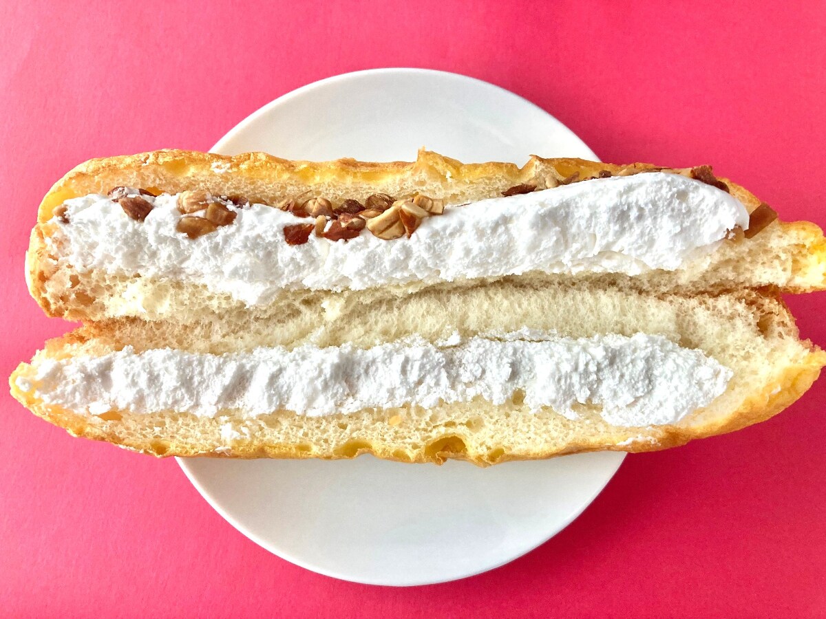 リーズナブルでウマいぞ！！【ローソン】たっぷりホイップも嬉しいシュー生地のパン