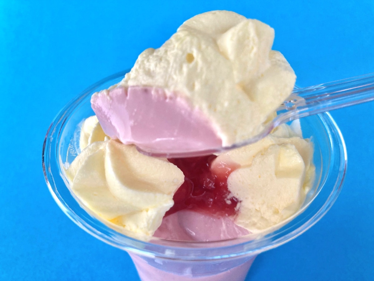 しあわせの味！レモンホイップが爽やか！【セブン】ミルキーないちごのプリン