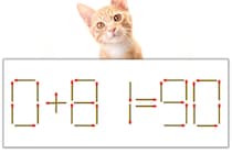 【マッチ棒パズル】正しい式にしよう！「0+81=90」【毎日脳トレ】