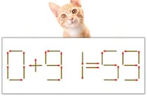 【マッチ棒パズル】正しい式にしよう！「0+91=59」【毎日脳トレ】