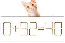 【マッチ棒パズル】正しい式にしよう！「0+92=40」【毎日脳トレ】