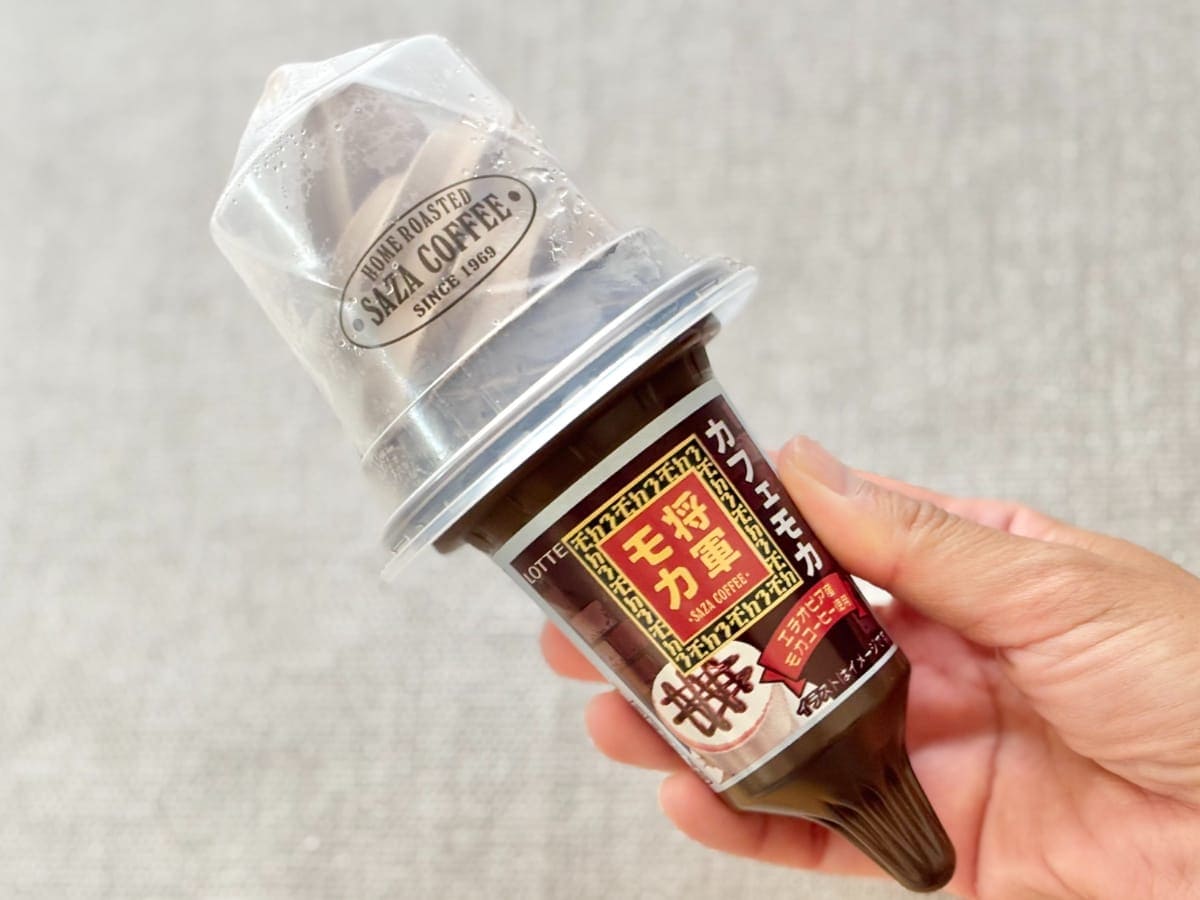 コンビニスイーツワッフルコーン将軍モカ