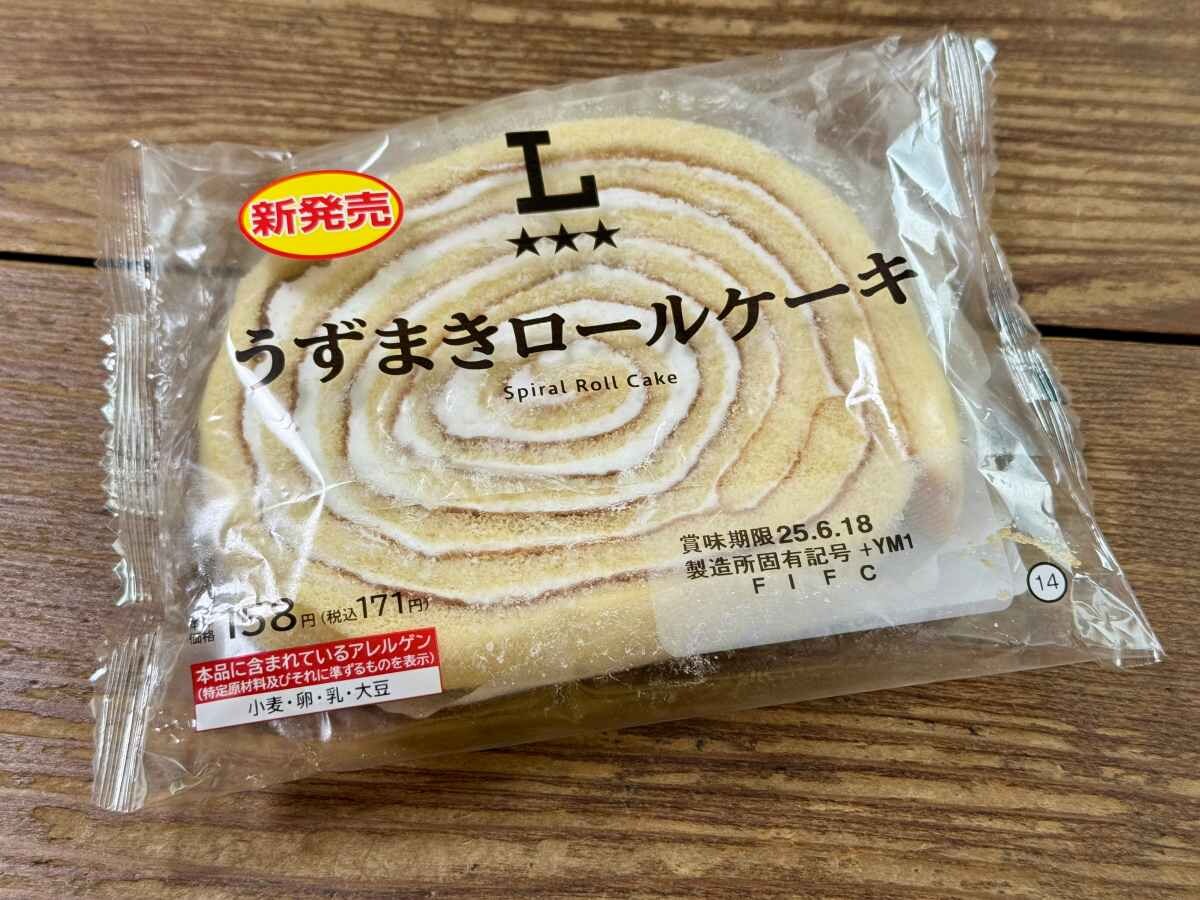 コンビニスイーツうずまきロールケーキ