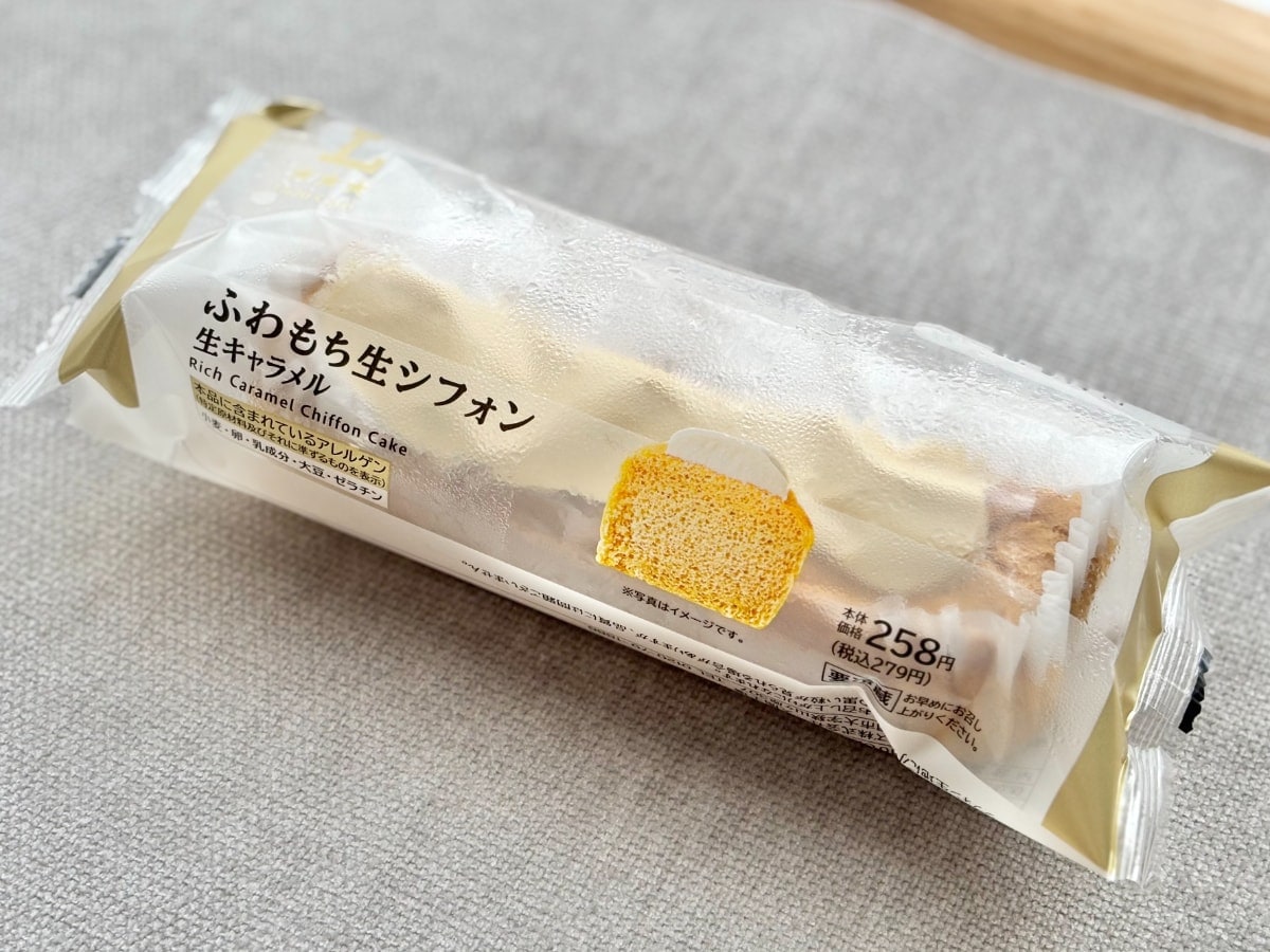 コンビニスイーツふわもち生シフォン 生キャラメル