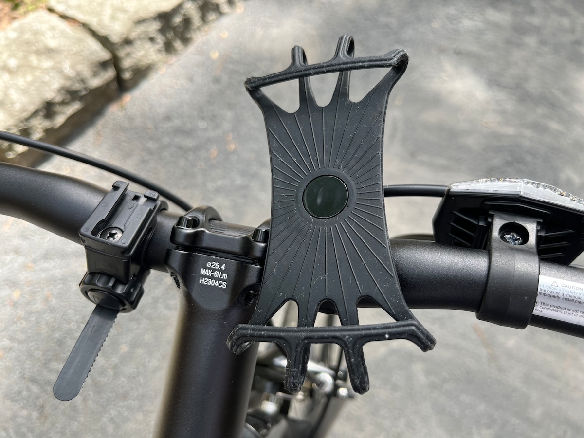 「自転車用スマホホルダー(360度回転式)」