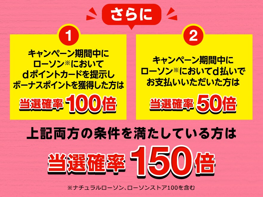 10月13日まで!ローソンで最大1000倍のdポイント獲得【第2弾】