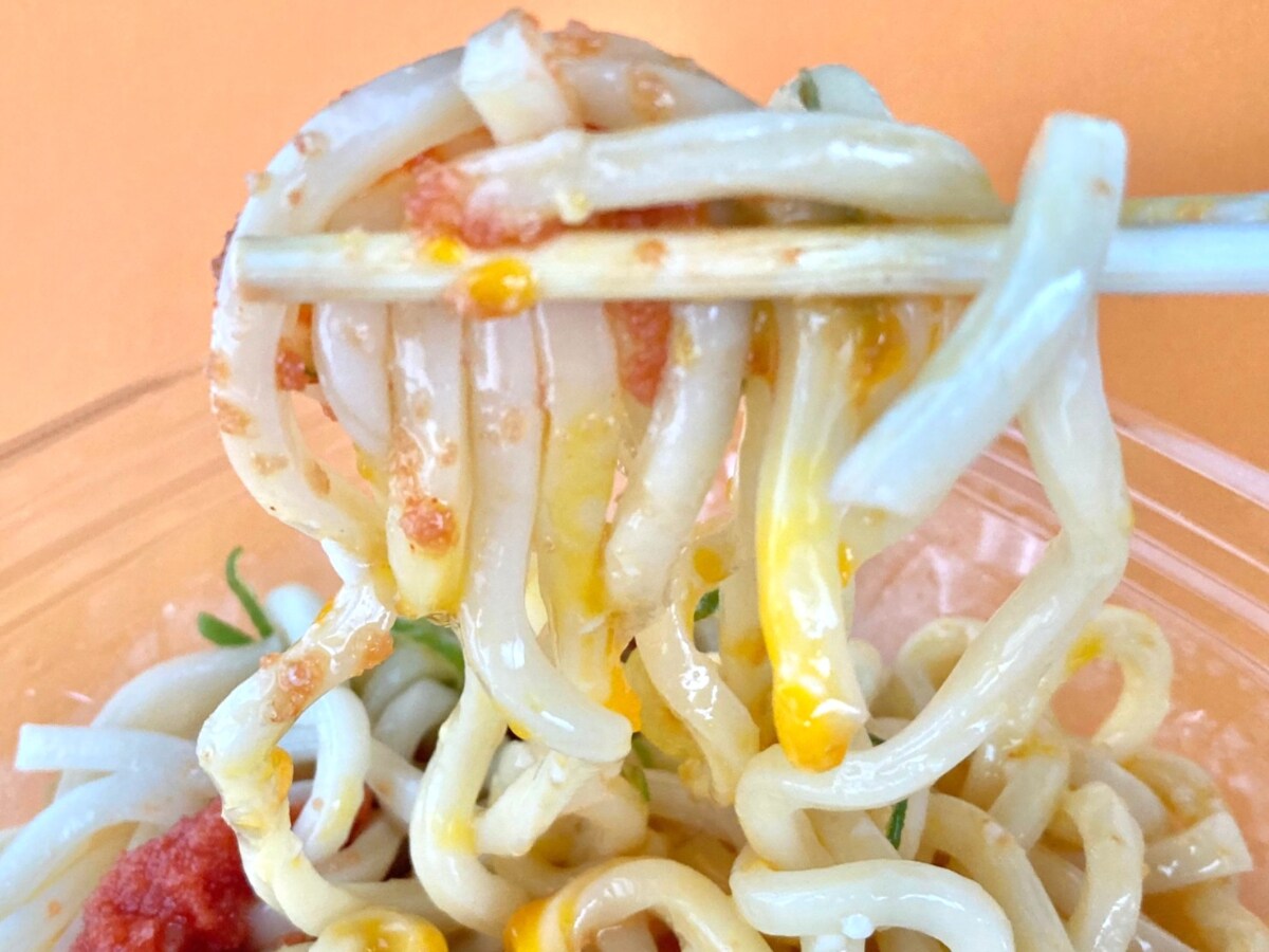 明太子＆半熟たまごは反則級！！【セブン】の冷製うどんがウマい！！