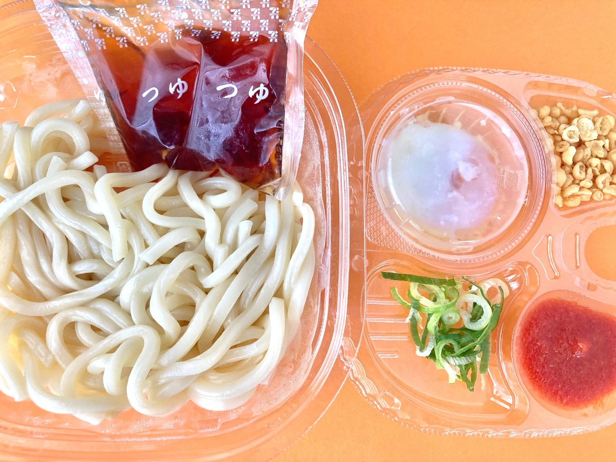 明太子＆半熟たまごは反則級！！【セブン】の冷製うどんがウマい！！