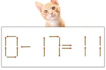 【マッチ棒パズル】正しい式にしよう！「0-17=11」【毎日脳トレ】