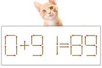 【マッチ棒パズル】正しい式にしよう！「0+91=89」【毎日脳トレ】