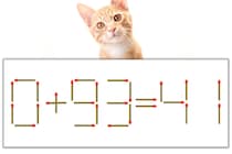 【マッチ棒パズル】正しい式にしよう！「0+93=41」【毎日脳トレ】