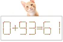 【マッチ棒パズル】正しい式にしよう！「0+93=61」【毎日脳トレ】