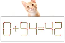 【マッチ棒パズル】正しい式にしよう！「0+94=42」【毎日脳トレ】
