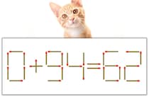 【マッチ棒パズル】正しい式にしよう！「0+94=62」【毎日脳トレ】