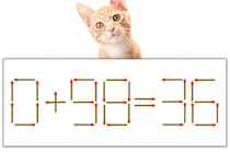 【マッチ棒パズル】正しい式にしよう！「0+98=36」【毎日脳トレ】