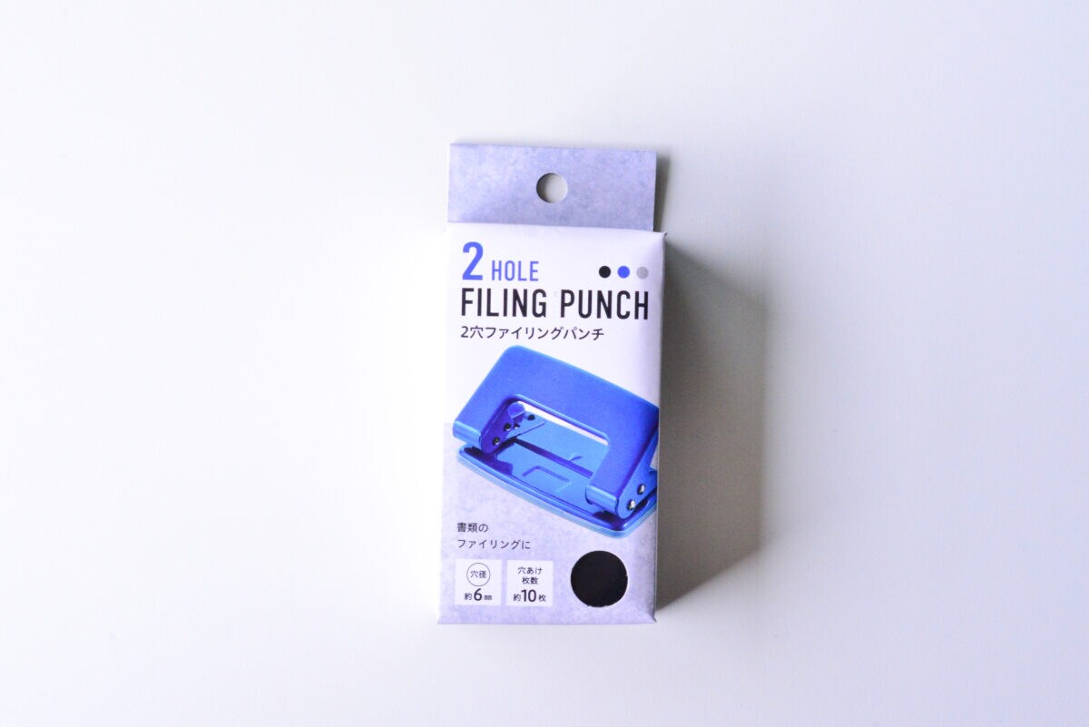 穴あけパンチは100均に売ってる?【ダイソー・セリア・キャンドゥ】