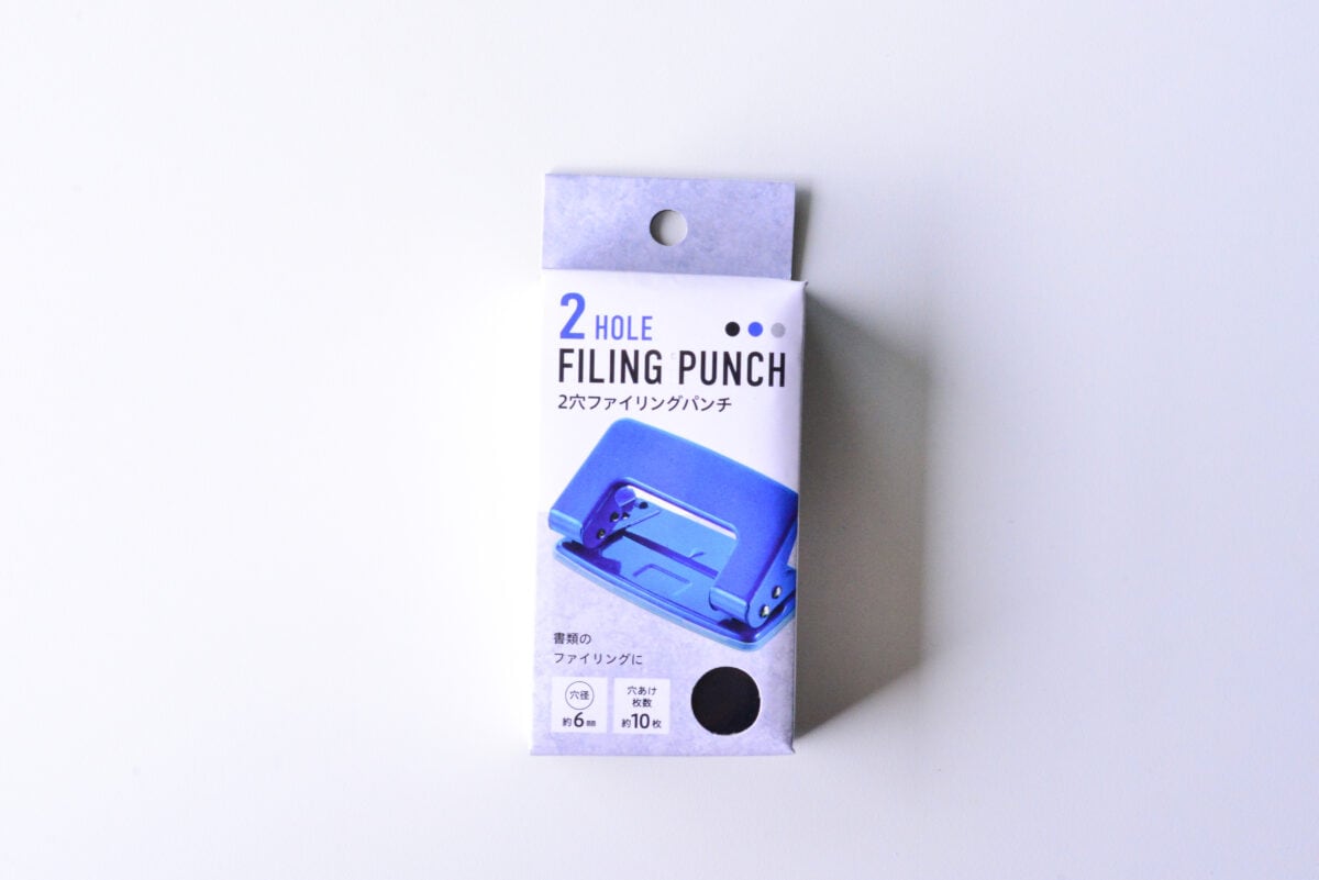 穴あけパンチは100均に売ってる?【ダイソー・セリア・キャンドゥ】