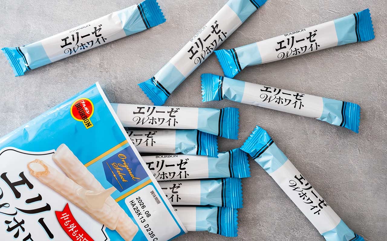 中も外も真っ白【ブルボン】新発売の「エリーゼ」ガチで美味すぎだろ