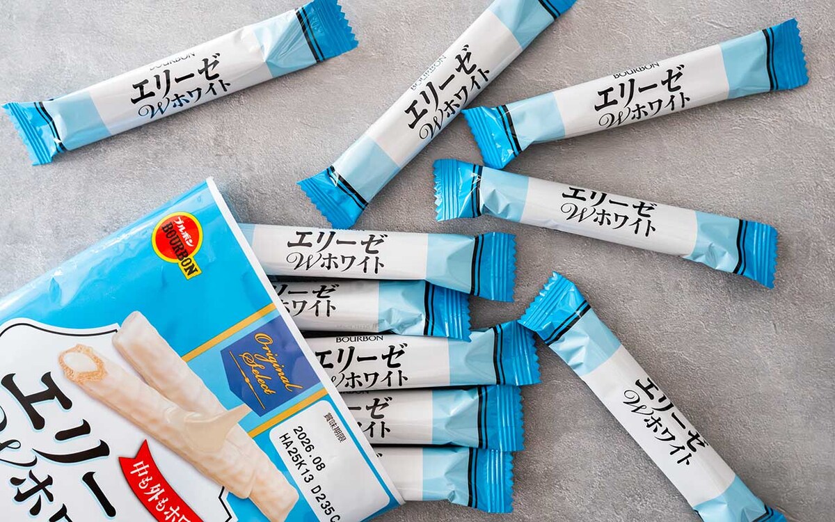 中も外も真っ白【ブルボン】新発売の「エリーゼ」ガチで美味すぎだろ