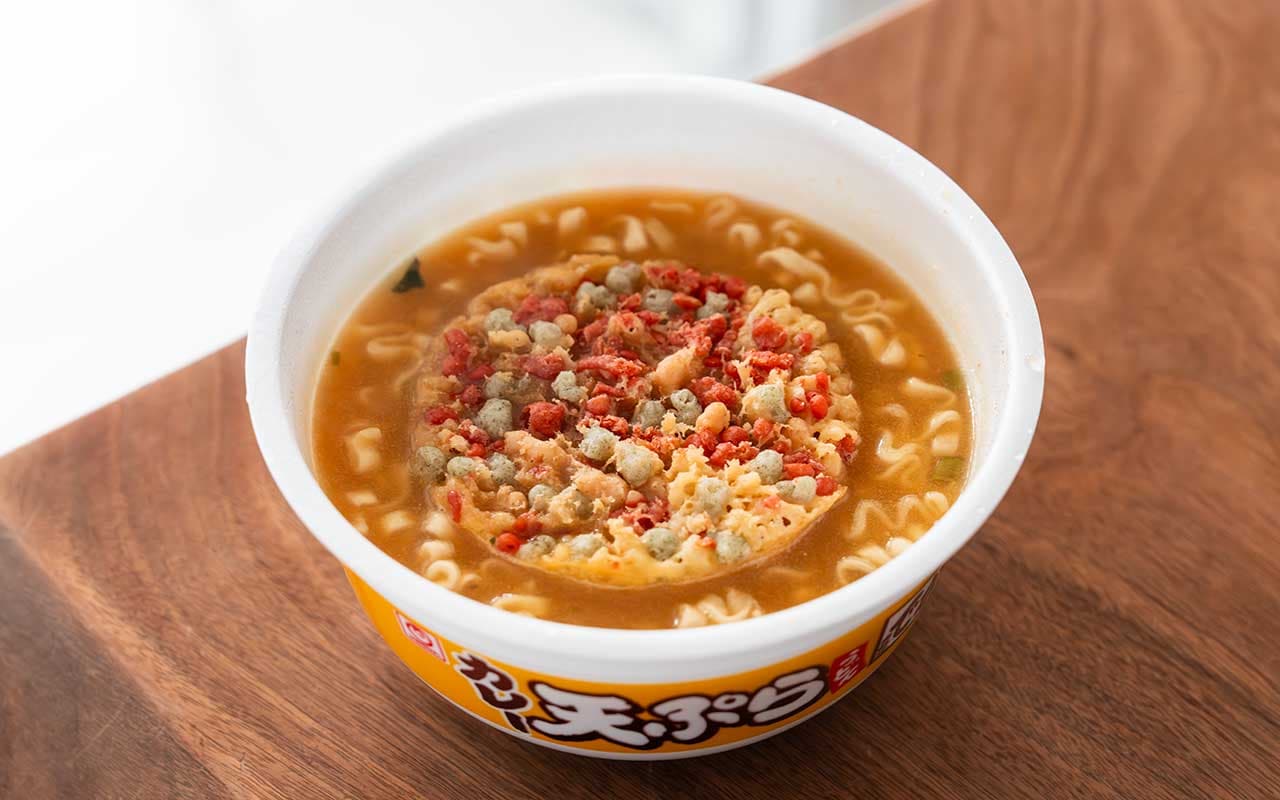最強の組み合わせ爆誕【マルちゃん】新発売カップ麺の天ぷらが美味すぎる