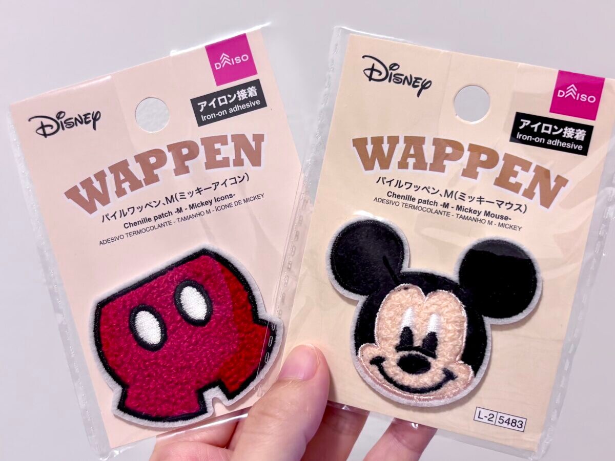 100均のワッペンが可愛すぎ♡ ディズニーやサンリオも見つけた 