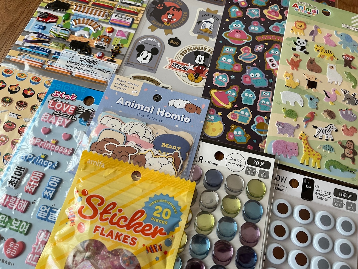 100均シールはデコにも整理にも使える!