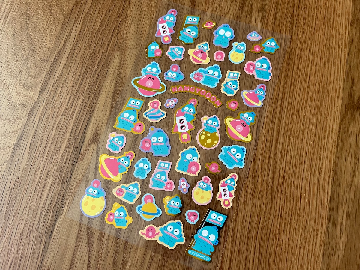 「箔押しシール（ハンギョドン）」