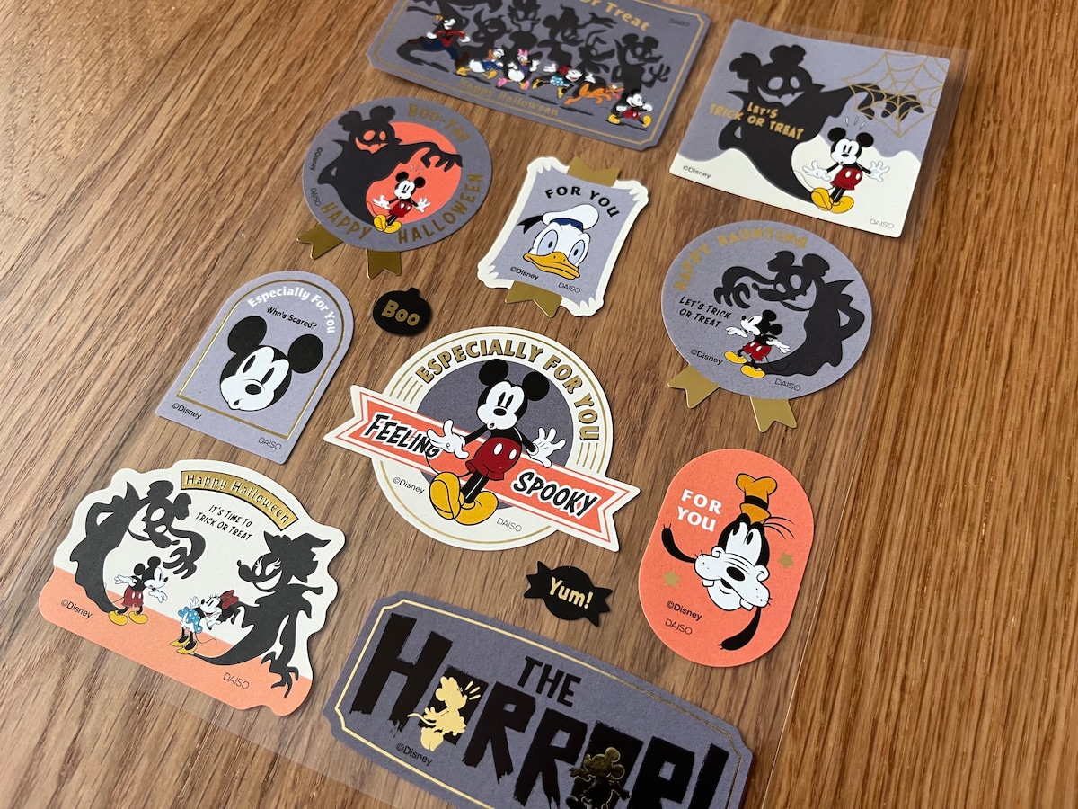 「ギフトシール、ＨＷＣＦ（ミッキー＆フレンズ）ダーク」