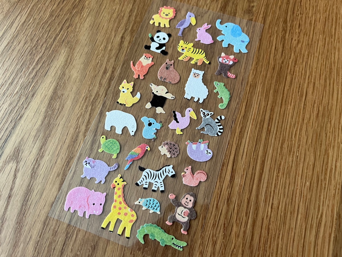 「どうぶつシール」