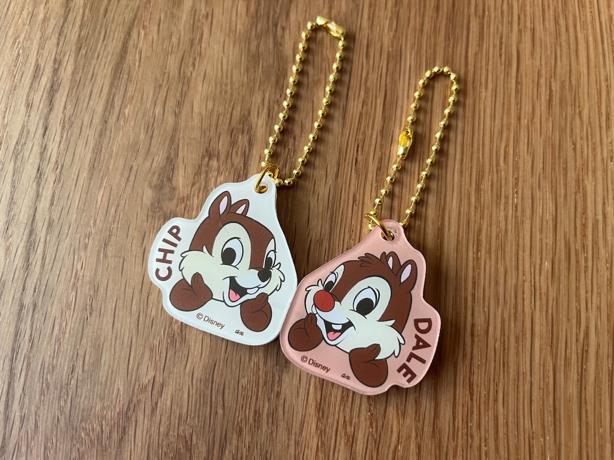 「【数量限定】ディズニー/チップ&デール マグネット付キーホルダー」