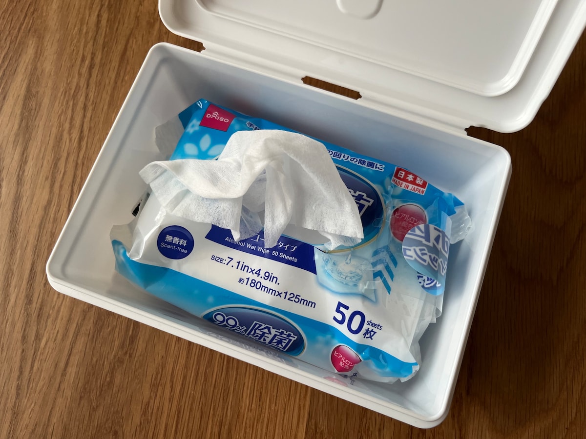 「ウェットシートBOX」