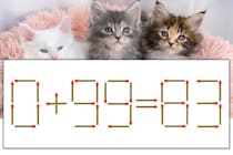 【マッチ棒パズル】正しい式にしよう！「0+99=83」【毎日脳トレ】