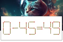 【マッチ棒パズル】正しい式にしよう！「0-45=49」【毎日脳トレ】
