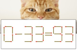 【マッチ棒パズル】正しい式にしよう！「0-33=93」【毎日脳トレ】