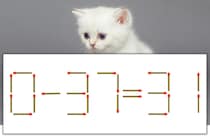 【マッチ棒パズル】正しい式にしよう！「0-37=31」【毎日脳トレ】