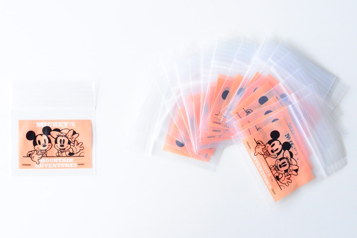 チャック付き袋のおすすめ!100均【セリア・ダイソー・キャンドゥ】