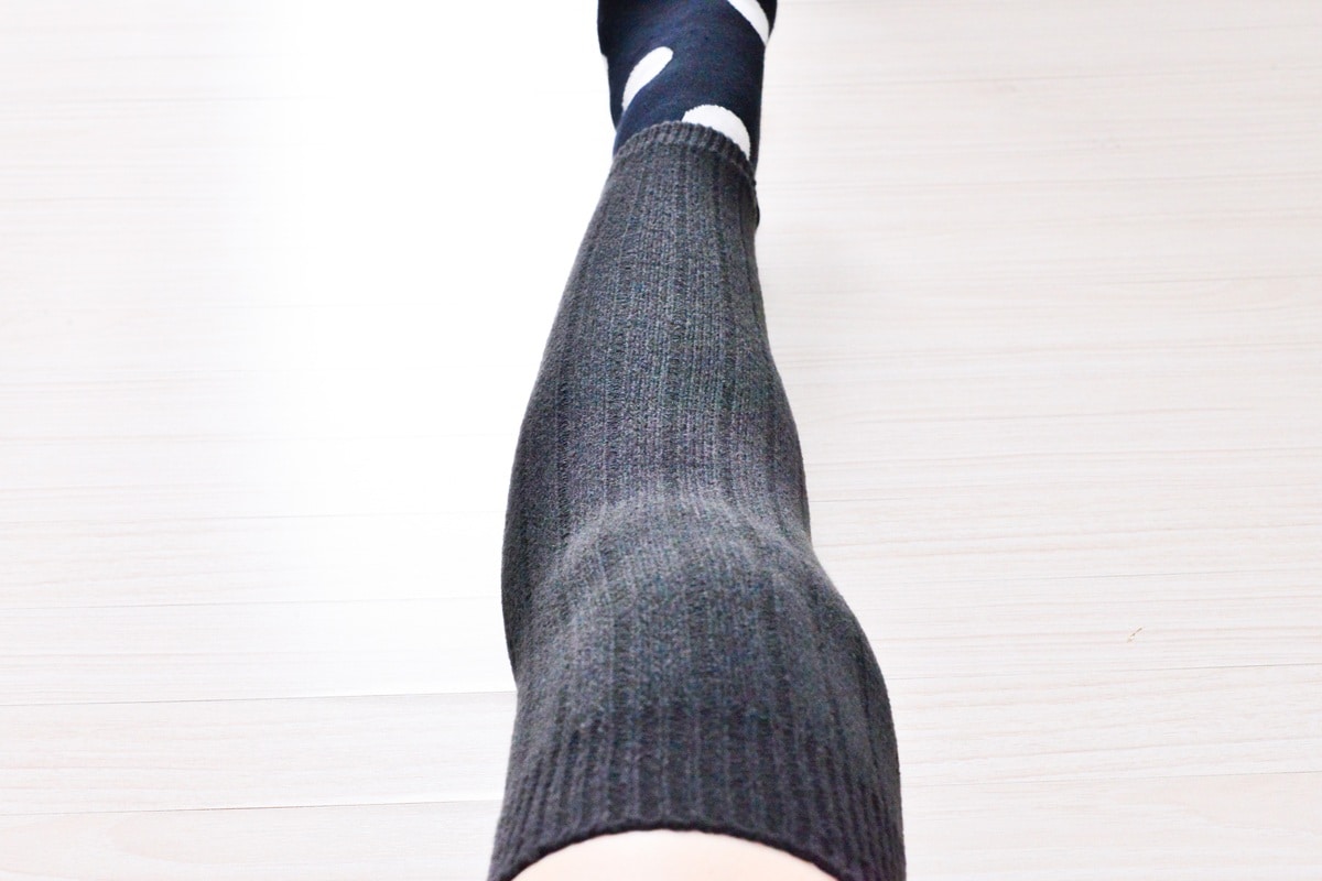 100均のレッグウォーマーで足元からあったか♡冷え性対策や温活にも