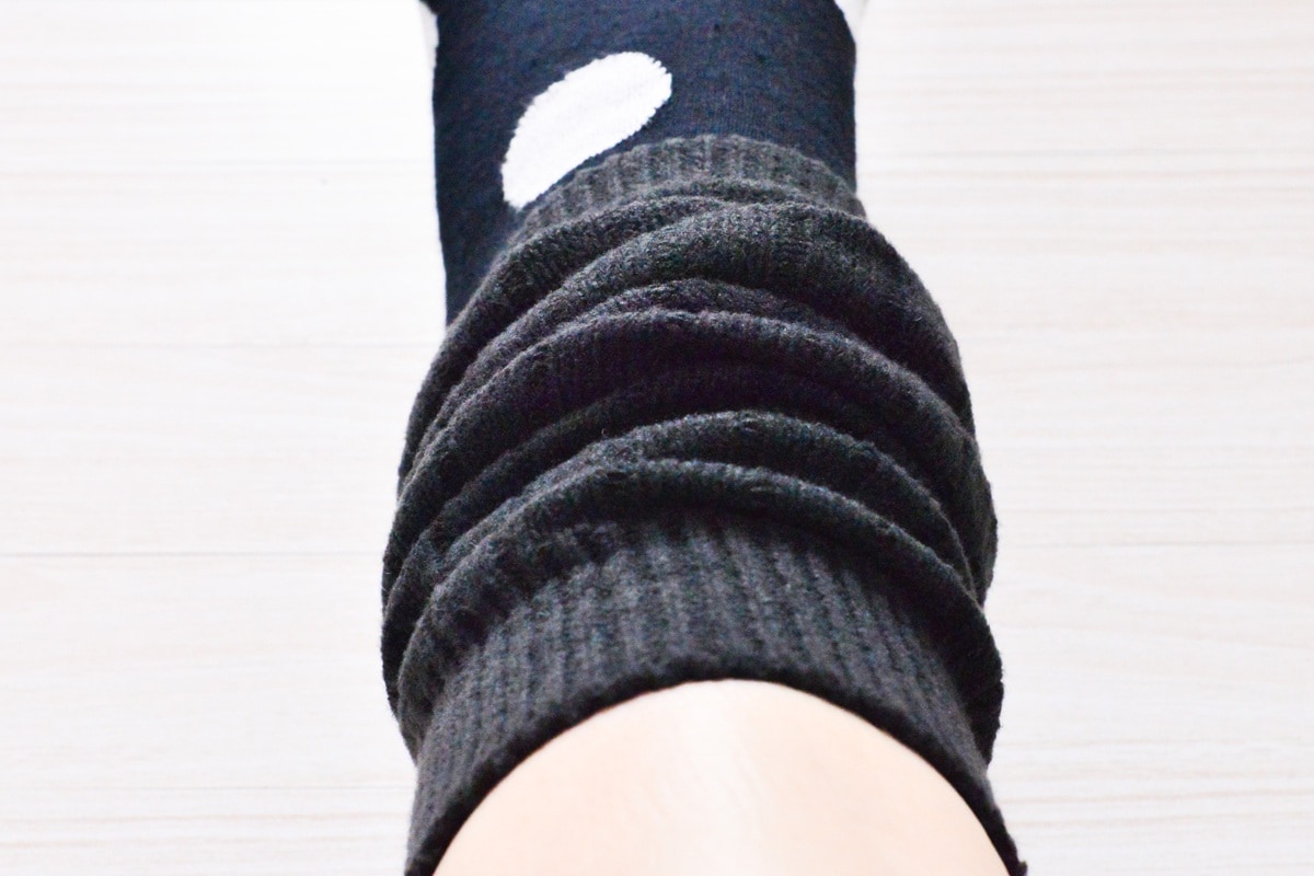 100均のレッグウォーマーで足元からあったか♡冷え性対策や温活にも