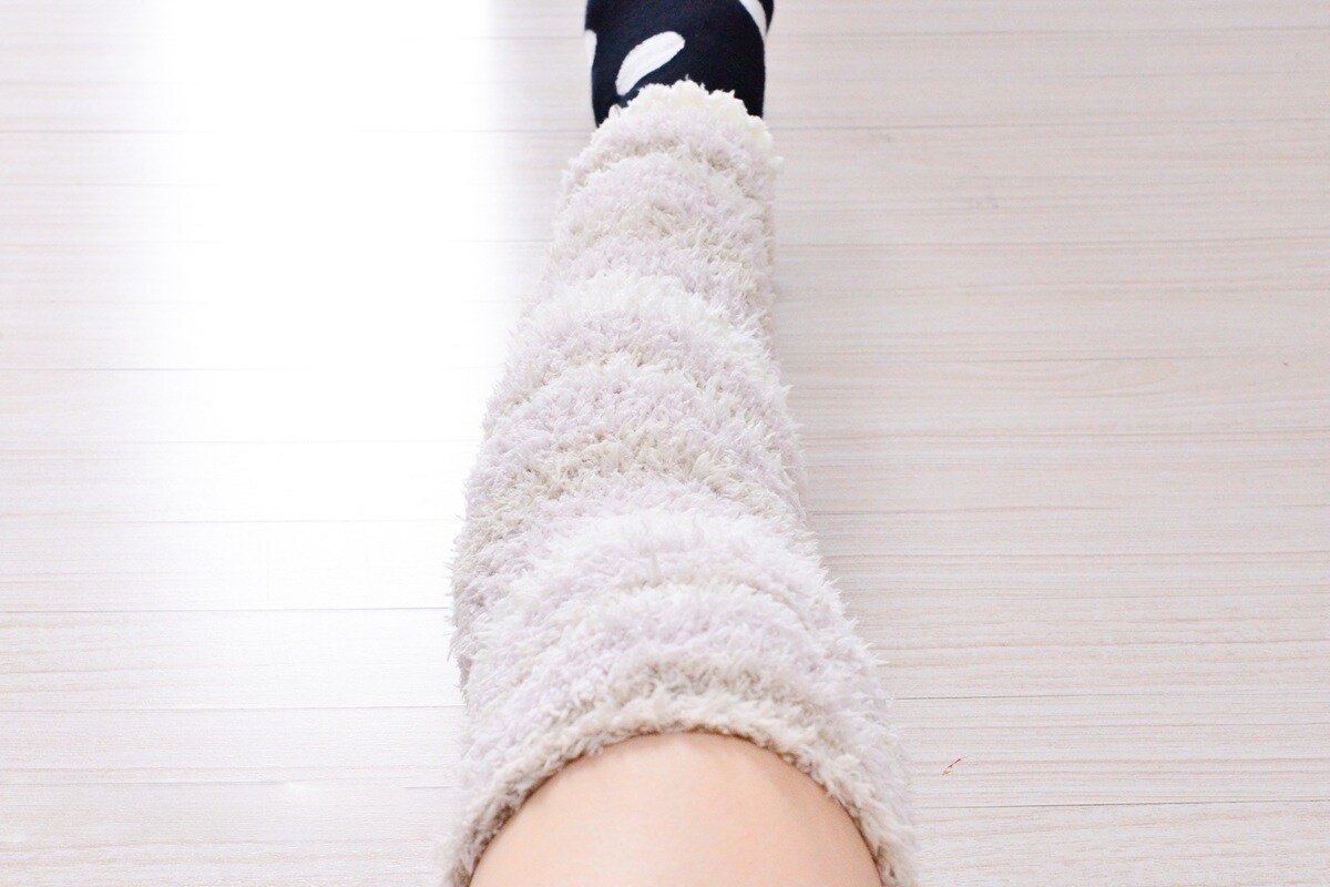 100均のレッグウォーマーで足元からあったか♡冷え性対策や温活にも