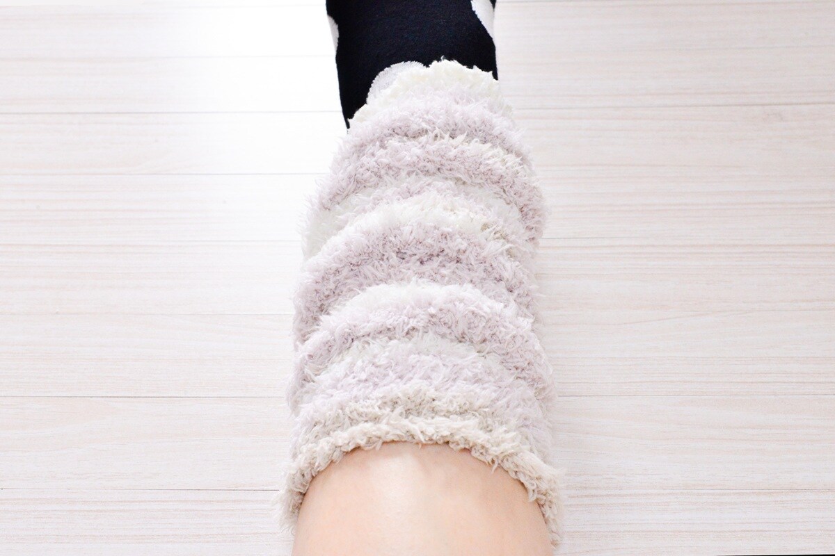 100均のレッグウォーマーで足元からあったか♡冷え性対策や温活にも