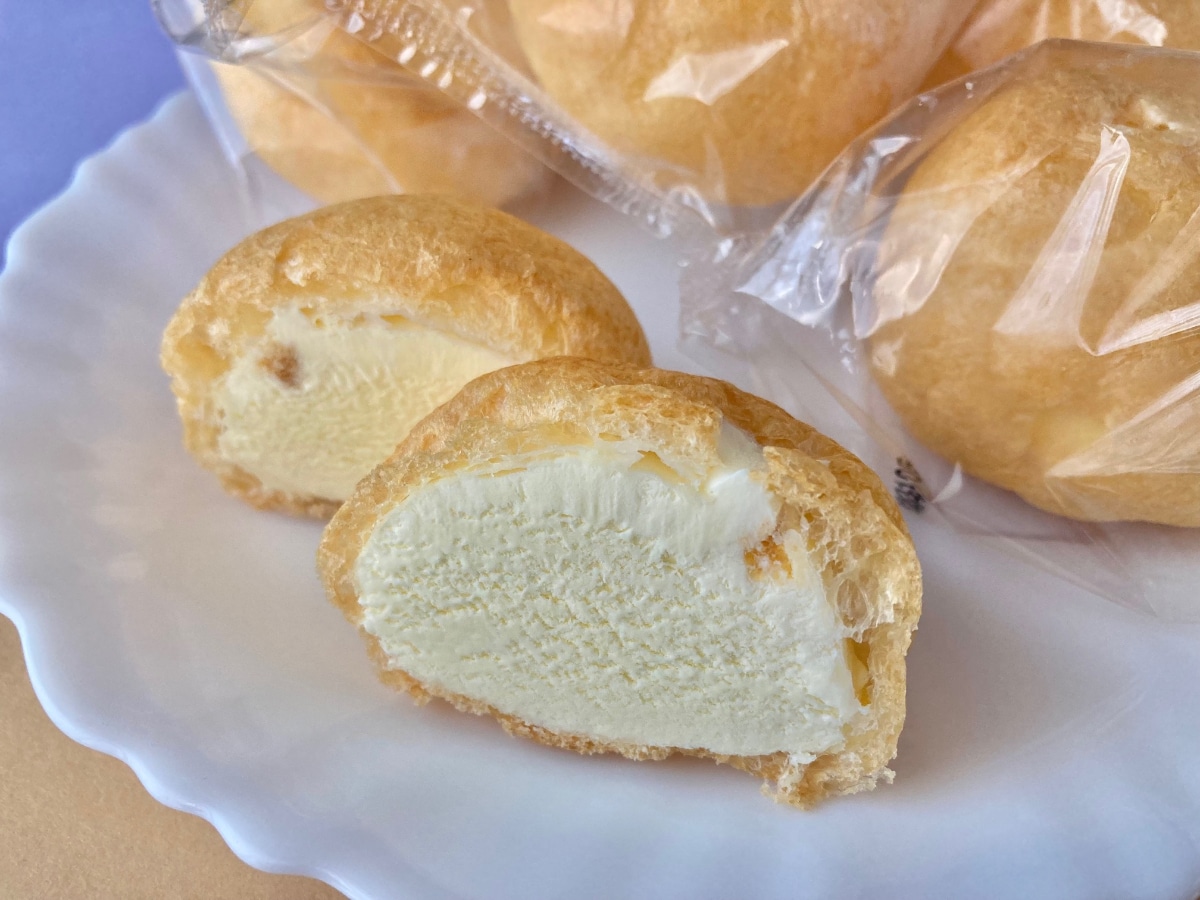 banira  aisuページです♡ バニラアイスがぎっしり感がたまらない！【セブン】ミニサイズのシュー