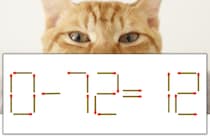 【マッチ棒パズル】正しい式にしよう！「0-72=12」【毎日脳トレ】