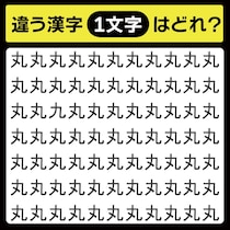 「丸の中に隠れてるのは？」漢字間違い探しで脳トレしよう！【毎日脳トレ】【クイズ】
