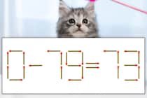 【マッチ棒パズル】正しい式にしよう！「0-79=73」【毎日脳トレ】