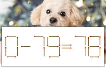 【マッチ棒パズル】正しい式にしよう！「0-79=78」【毎日脳トレ】