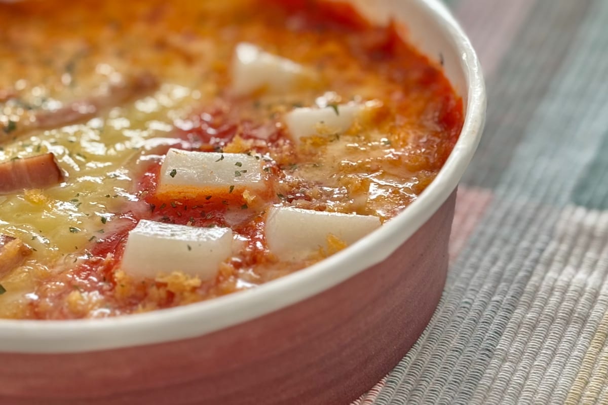 冬らしいトッピングがふわもち!【ローソン】の人気店監修ドリアに大満足