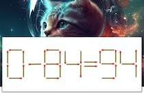 【マッチ棒パズル】正しい式にしよう！「0-84=94」【毎日脳トレ】